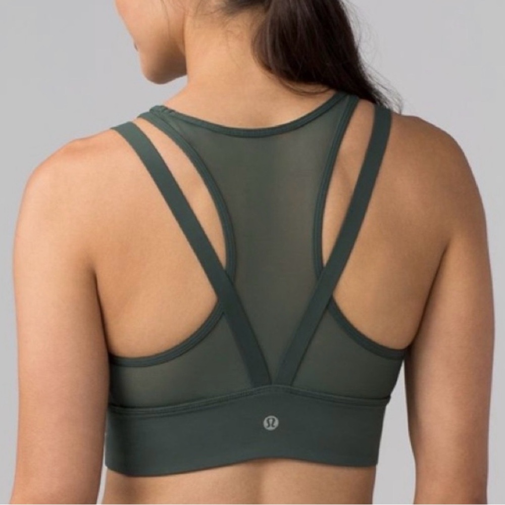 Lululemon Longline Sports Bra w Mesh Detail
